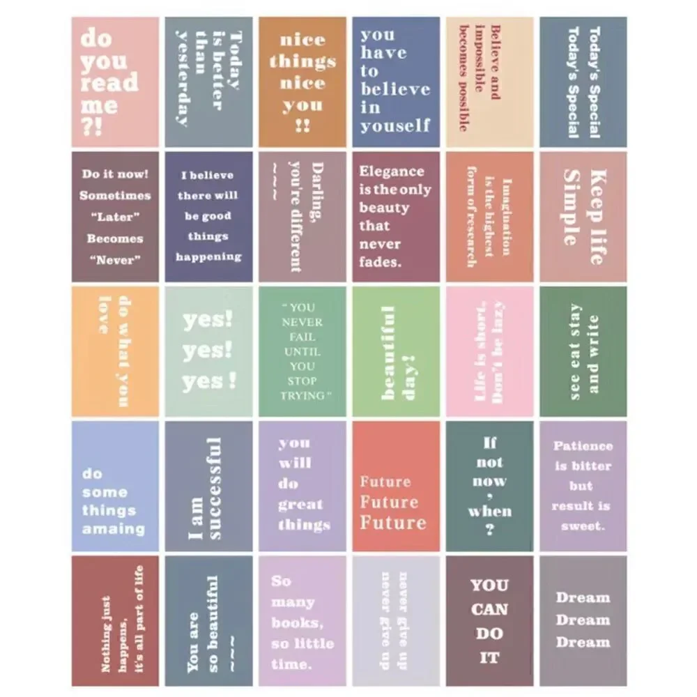 Inspirational postcards 28pcs